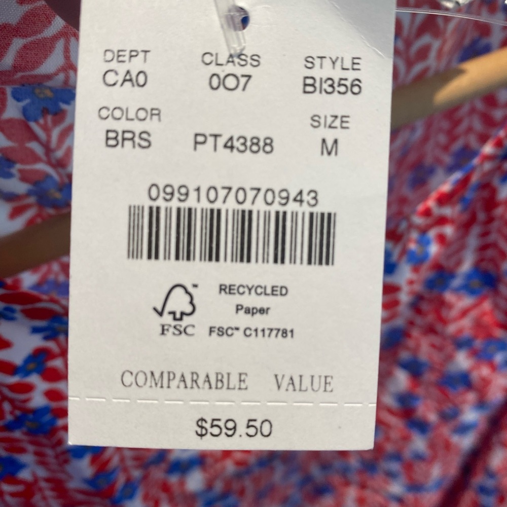 JCrew Patterned Tank Top - Picture 4 of 5